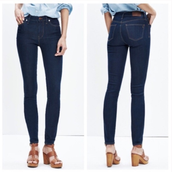 Madewell Denim - Madewell Dark Wash skinny jeans size 25 mid rise